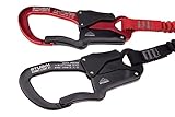 STUBAI Klettersteig-Set Summit Light Xi1 – leichtes Via Ferrata Set mit Karabinern, elastischen Lastarmen & Bandfalldämpfer – Kletterausrüstung für Klettersteige, Bergsport, Outdoor