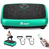 Vibrationsplatte, EvoSpark Vibrationsplatte Testsieger 2025 Verbesserte mit Doppelmotoren für Abnehmen, Ganzkörpertraining - Massagegerät, 450 LBS Power Plate Vibrationsplatte für Home Workout