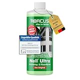 ABACUS® Nell Ultra Grünbelagentferner & Algenentferner Konzentrat, extrem stark! Entfernt Grünbelag & Algen selbsttätig ohne zu Schrubben – für Stein, Fassade, Terrasse, Dach – Nell Ultra 1000 ml