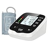 Blutdruck Messgerät für den Heimgebrauch, Bestyks Oberarm-blood pressure monitor,vollautomatisches Blutdruckmessgerät große Manschette(22-32cm)2 Sätze Speicherwerte, 2*99 Sätze, Arrhythmie-Erkennung