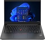 Lenovo ThinkPad E14 Gen 4 (Intel) i7-1255U Notebook 35,6 cm (14 Zoll) Full HD Intel Core i7 16 GB DDR4-SDRAM 512 GB SSD Wi-Fi 6 (802.11ax) Windows 11 Pro Schwarz, 21E30065GE