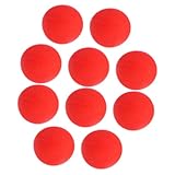 BESPORTBLE 10Stücke Schwammbälle Rote Partyschwammbälle Für Cosplay Festival Dekorationen Und Zaubertricks Hochwertige Schwämme Für Bühnenauftritte Und Straßenperformances