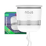 NOUS E8 ZigBee Smart Rauchmelder, Austauschbare, Fotoelektrischer Sensor, TÜV Rheinland, RoHS Zertifiziert, 85 dB Alarm, Kompatibel mit Alexa, Google Home & Zigbee 3.0, Für Wohnungen und Büros