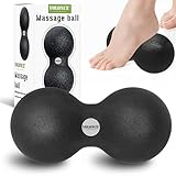 Faszienball Doppelball, Faszienball aus Schaumstoff, Selbstmassage-Ball für Faszien, Nacken und Rücken, tiefenwirksame Massage zur Entspannung der Muskeln
