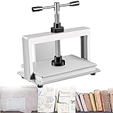 Manuelle Papierpresse zum Abflachen von schwerem Papier mit 1,500 kg Druck, ideal für Quittungsalben und Dokumente im Format A4/A3