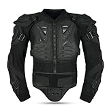 Leatherick Motorrad-Schutzjacke – Ganzkörperpanzer-Brustschutz für Männer und Frauen, Schutz für Dirtbike, ATV, Motocross und Offroad-Sicherheitsausrüstung & Reiten (Extragroß)