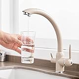 3-Wege-Filterhahn Küche Küchenarmatur Haferflocken 3 in 1 Mischbatterie Wasserhahn für Wasserfilter Wasserhahn Küchenarmatur Spültischarmatur für Osmoseanlagen A Einzelspielermodus
