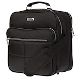 Christian Wippermann Arbeitstasche Herren - Strapazierfähige 1680D Nylon Tasche mit Trolleyhalterung, Verstellbarer Tragegurt bis 150cm, DIN-A4 Kompatibel, Wasserabweisend, 16L, Größe: 30x32x17cm