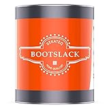 BEKATEQ BE-400 Premium Bootslack farblos seidenmatt, 1 Liter I Klarlack für Holz, Schiffe, Möbel I hochbelastbarer & wetterbeständiger Parkettlack, Treppenlack, Yachtlack I für innen & außen