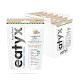 eatyx Vollständiger Mahlzeitenpulver Grüner Kaffee | 7 x 90g | 7 Portionen | Komplettes veganes Mahlzeitenpulver | Enthält 26 Vitamine und Mineralstoffe | Einfache Zubereitung in 10 Sekunden