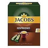 Jacobs löslicher Kaffee Espresso, 25 Instant Kaffee Sticks, 1 x 25 Getränke