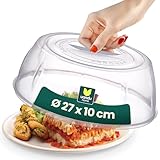 uandu Mikrowellen Abdeckung, Mikrowelle, Mikrowellengeschirr, Küche Aufbewahrung & Organisation, Microwellengerät, Microwellenabdeckungen, Abdeckhaube Mikrowelle, Microwave Cover, Ø 26x10 cm