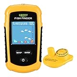 LUCKY Fischfinder Wireless Farbe Tragbarer Portable Angeln Sonar Sensor LCD Tiefe Finder Echolot