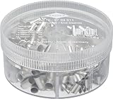 KNIPEX Sortimentsboxen mit 350 unisolierten Aderendhülsen 4-teilig, 97 99 911