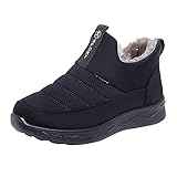 Stiefeletten Damen Klassisch Damenstiefel Stiefeletten Ankle Boots Ankle Boots Frauen Stiefeletten Mode High Heels Boots Leicht Gefüttert Herbst Winter Stiefelette Schuhe (Black, 40)