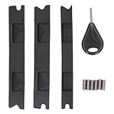 Resefinem Professionelles Kunststoff -Surfboard -Flossen -Stecker -Adapter mit Flossenschlüsselschrauben für zukünftige ideale zum Konvertieren von Fin -Plug -Angebot