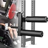 ExoticaBlend 16/18/26 mm Beinstrecker- und Beinbeuger-Maschine, Beinstrecker-Maschine im Sitzen, verstellbare Beinstrecker- und Beinbeuger-Maschine, Squat-Rack-Aufsatz,50mmdiameter-26mm