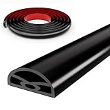 Wasserstopfen, 99,1 cm, schwarz, für Trocken- und Nasstrennung, selbstklebend, zusammenklappbar, begehbare Dusche, Spritzschutz, Dichtungsstreifen, Silikon-Spülbeckenrand, Wasserfass für Bad und Küche