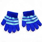 CCTUNG Winterhandschuhe 1–5 Jahre Kinder Winter Warm Dicke Handschuhe Mädchen Jungen Kinder Niedliche Fäustlinge Vollfinger Handschuhe - J, 3 Paar