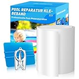 Kodexa Pool Flickzeug Pool Reparaturset Unterwasser Selbstklebend Wasserdichtes, 10 cm x 150 cm Reparatur Klebeband Pool Flicken für Wasserbett, Pool, Poolfolie