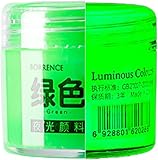 2×20ml Fluoreszierende Farbe Glow in the Dark Farbe Leuchtfarben Nachtleuchtend – Acrylfarbe Grün für Kunst, DIY Basteln, Nachtdeko, Party-Designs, kreative Projekte, Kinderpainting & Hobbyarbeiten