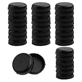 32 Stück Schutzgleiter für schmiedeeiserne Terrassenmöbellösung zur Minimierung von Bodenschäden und Bewegungsgeräuschen (Schwarz)