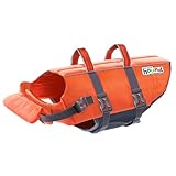 Kyjen 22021 Outward Hound Ripstop Quick Release Easy Fit Rettungsweste für Hunde, verstellbar, Größe L, orange