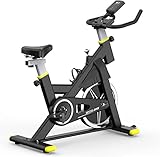 CNBYDK Stationäre Indoor-Heimtrainer Radfahren Spinning Bike Unendlicher Widerstand Spin Bike, Fitnessstudio Fitnessgeräte für zu Hause, mit Tablet-Halter/LCD-Monitor