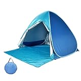 Monozoz Solar-Unterschlupf für Strandzelt, Sonnenblende für Strandzelt, leicht und einfach zu installieren, Strandzelt, leicht und einfach zu installieren, tragbares Sonnendach