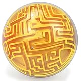 3D Puzzle Ball Labyrinth Ball Brain Teasers Spiele Schwerkraft 3D Puzzle Ball Spielzeug für Kinder Erwachsene, Gold Puzzle Spiele Ball Sphere Lernspielzeug Geschenke für Studenten Jugendliche Erwachse