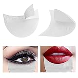 240Pcs Eye Shadow Pad Stencils,Professional Eye shadow Pads Stencils for Eyelash Extensions,Lip Make Up,Prevent Make Up Residue