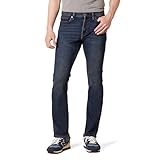 Amazon Essentials Herren Jeans, Slim-Fit-Stretch, Bootcut - Auslauffarben, Dunkle Waschung, 36W / 34L