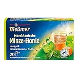 Meßmer Ländertee Marokkanische Minze-Honig | 20 Teebeutel | Krauseminztee-Mischung mit Honig-Aroma | minzig-süßer Geschmack