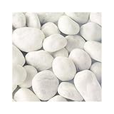 Jawoll 25 kg Weißer Marmorkies 15-25 mm Körnung Zierkies Gartenkies Teichkies Zen Garten Deko Wegkies Wegsteine Gartenweg