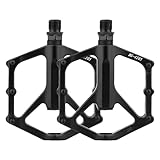 Lnhgh Fahrradpedale für Rennräder, Pedale für Rennräder, 1 Paar wasserdichte Fahrradpedale aus Aluminiumlegierung, Fahrradzubehör mit einfacher Installation, Fahrradzubehör