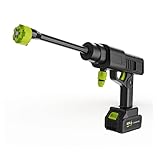 Akku Hochdruckreiniger 45Bar Mobiler Akku Hochdruckreiniger Kompatibel mit Makita 18V Akku, Kabellose Hochdruck Wasserpistole, 6-in-1 Multi-Sprühdüse, 5M Schlauch, 2 x 2000mAh Akku, Tragetasche
