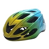 Jubepk Fahrradhelm, Sicherheitsreithelm, verstellbare Fahrradausrüstung, leichte, belüftete Schale für Herren und Damen, Berg, Skaten, Roller, Rennrad, 57 cm - 62 cm