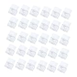 Yardenfun 40Sätze Klarer Kunststoff Spiegelhalter Clip für Badezimmer Hotels und Friseursalons Sicheres von Glasspiegeln Elegante und Praktische Lösung