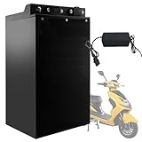 FREEDOH 48V E-Bike Batterie 48V Motorradbatterie 48V Lithiumbatterie 48V Ersatzbatterie 50AH 60AH mit Ladegerät für 0-3000W E-Dreiradmotor,48v50ah