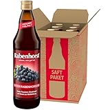 RABENHORST Roter Rabenhorster 6er Pack (6 x 700 ml) - Roter Traubensaft mit Eisen