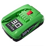 3.0Ah Ersatzakku für Bosch 18V Akku Kompatibel mit Bosch 18V Werkzeugen Haus und Garden 18V System Ersatzakku für Gardena Gloria 18V Akku