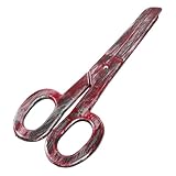 Vaguelly Große Plastik Clownschere Leichte Cosplay Requisite für Theateraufführungen Lustiges Kostüm Accessoire für Partys Multifunktionale Prank Requisite für Filme und Aufführungen