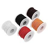 Angoily 5Rollen Elastische Schnur Für Armbänder Dehnungsschnur Für DIY Schmuckprojekte Pro Basteln Von Armbändern