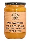 900 g Reiner, Roher Lavendel Honig 100% Natürlichen – Ungefiltert, Ungeheizt, Nicht Pasteurisiert, direkt aus dem Bienenstock, Europäisches Produkt