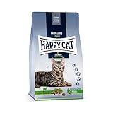 Happy Cat 70548 - Culinary Adult Weide Lamm - Katzen-Trockenfutter für ausgewachsene Katzen und Kater - 1,3 kg Inhalt