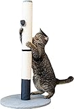 Kerbl Pet Kratzsäule Opal Pro, 40x40x80cm, Katzenkratzbaum, umwickelt mit Natursisal, Krallenpflege, Säule ø 7cm, Schützt Möbel und Wände