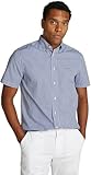 Tommy Hilfiger Herren Hemd Flex Poplin Check Kurzarm, Mehrfarbig (Wedge Blue / Check), XL