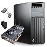 HP Z440 Workstation Tower | Intel Xeon E5-2680 V3 | SSD 512GB | RAM 16GB | ATI Radeon Sapphire RX470 8GB | Windows 10 Pro (Generalüberholt)