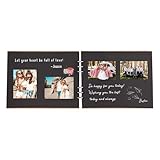 Gästebuch für Hochzeitsempfang – Elegantes Gästebuch, rustikales Hochzeitsgästebuch, Erinnerungsalbum mit festem Einband | Erinnerung an Feierlichkeiten