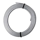 Stabilo Erdungsband | Blitzschutz | Blitzableiter | Stahl verzinkt | 25 kg | Ring 30x3,5 mm